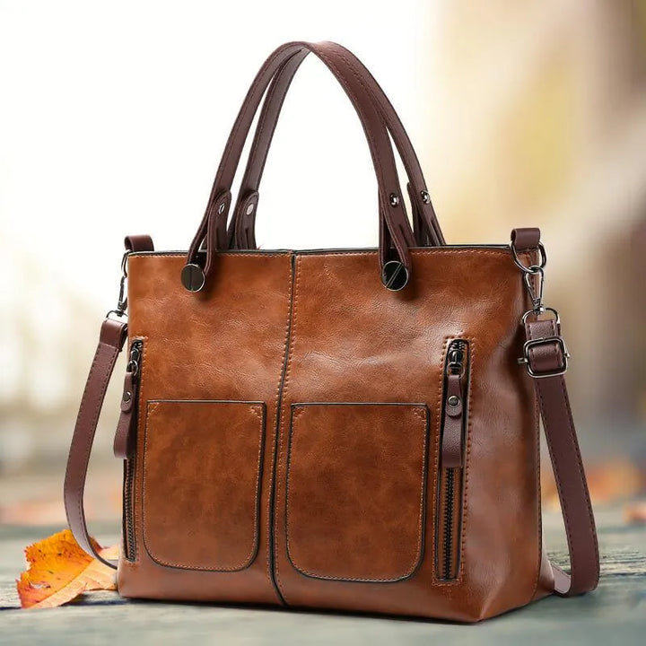 Maelis™ - Elegant Leather Shoulder Bag