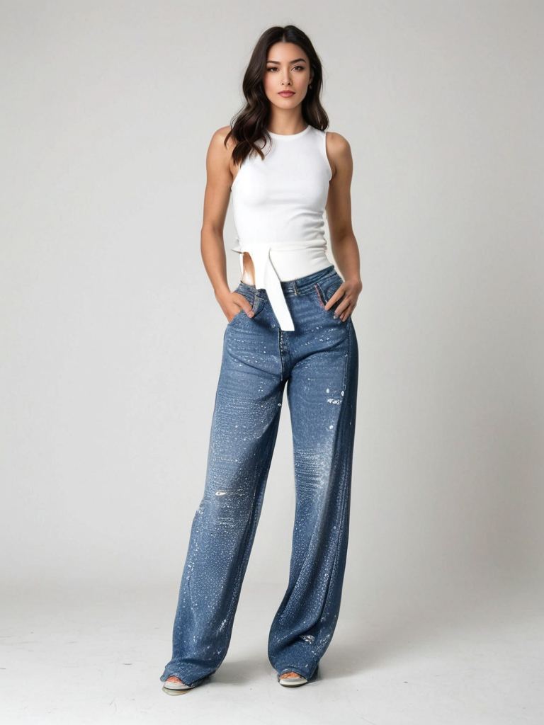 Gertrud™ Glitter Jeans (50% OFF)