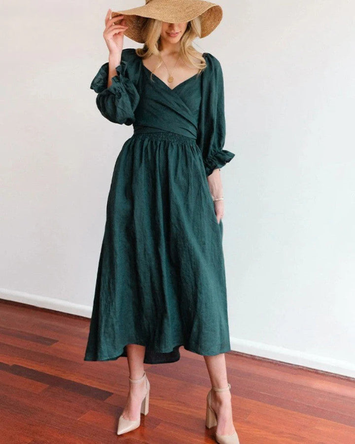 ISABELLE™ - Flutter Sleeve Dress