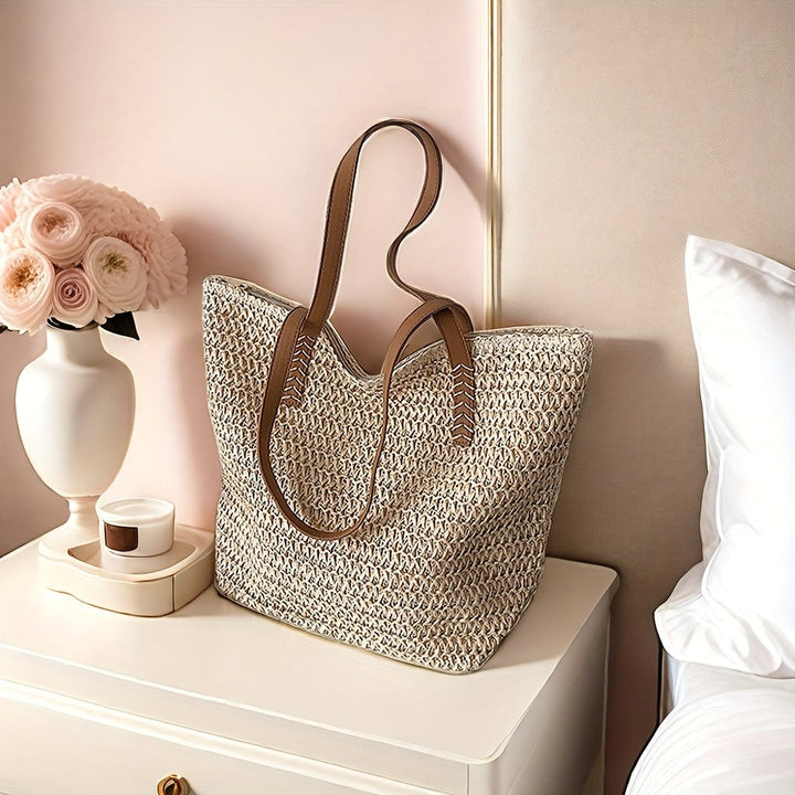 Chic Straw Woven Handbag