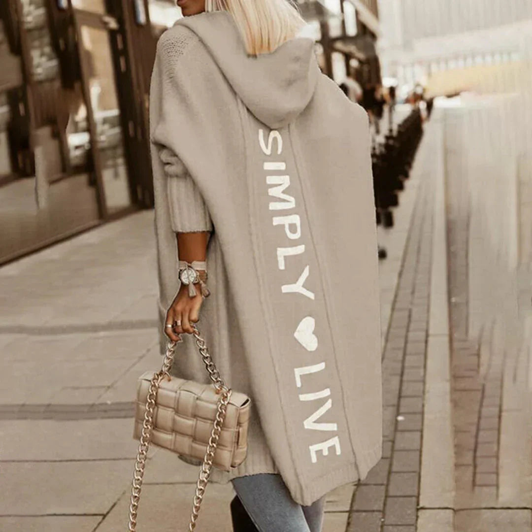 Jamie | Extended Length Hooded Cardigan