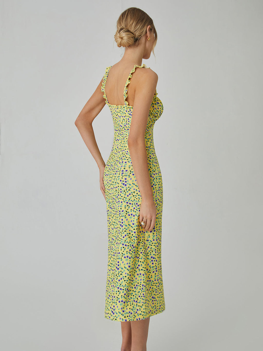 Elenar™ Floral Elegance Midi Dress – Romantic Style with All-Day Comfort (50% OFF!)