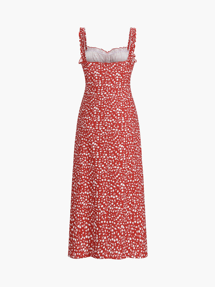Elenar™ Floral Elegance Midi Dress – Romantic Style with All-Day Comfort (50% OFF!)