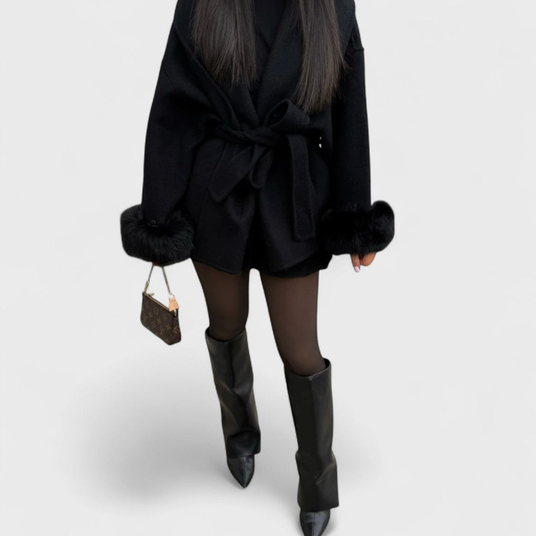 Emy – Timeless Elegance Eco-Fur Coat