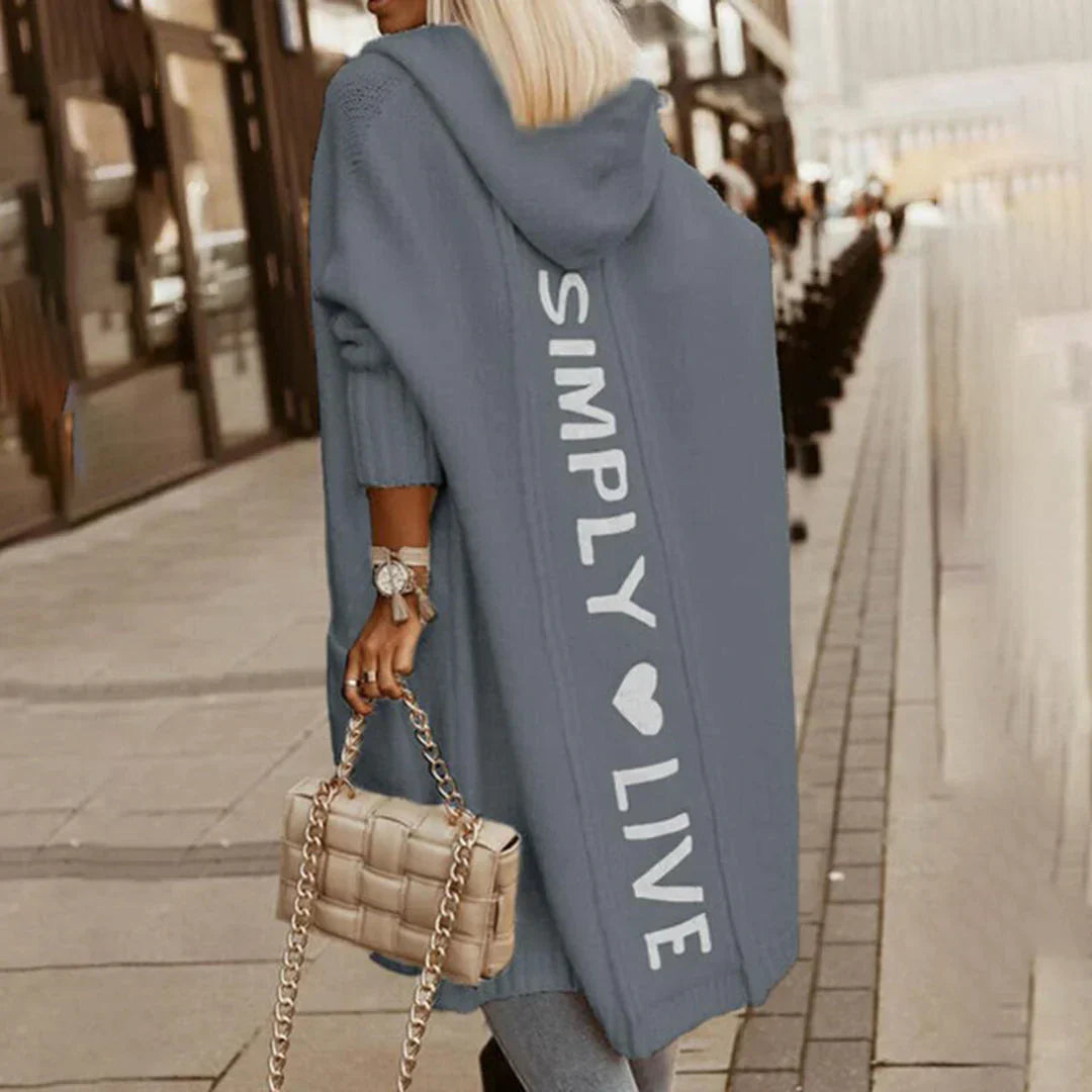 Jamie | Extended Length Hooded Cardigan