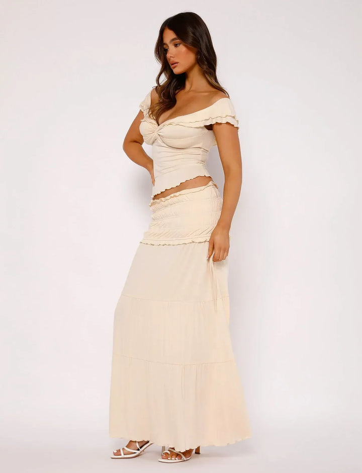 Gwyneira | Pearlveil Maternity Gown