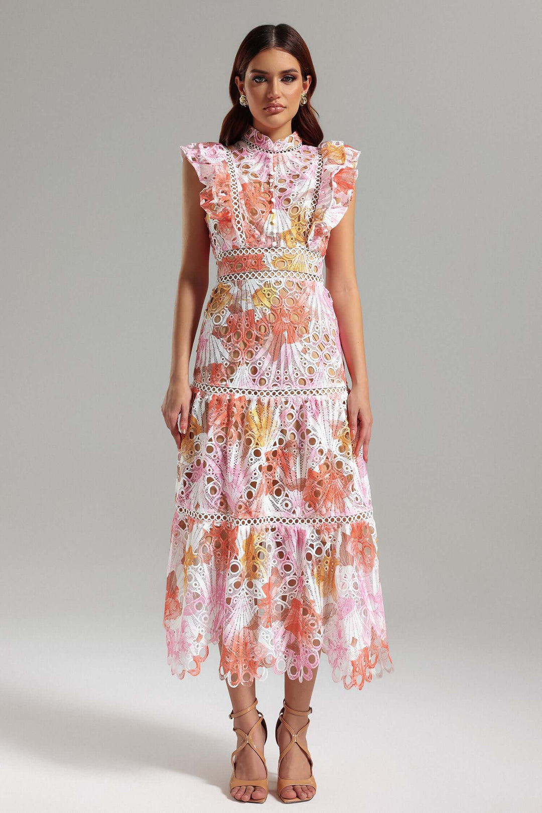 SELENA™ Hollow Maxi Dress – Elegant Sophistication with a Modern Twist