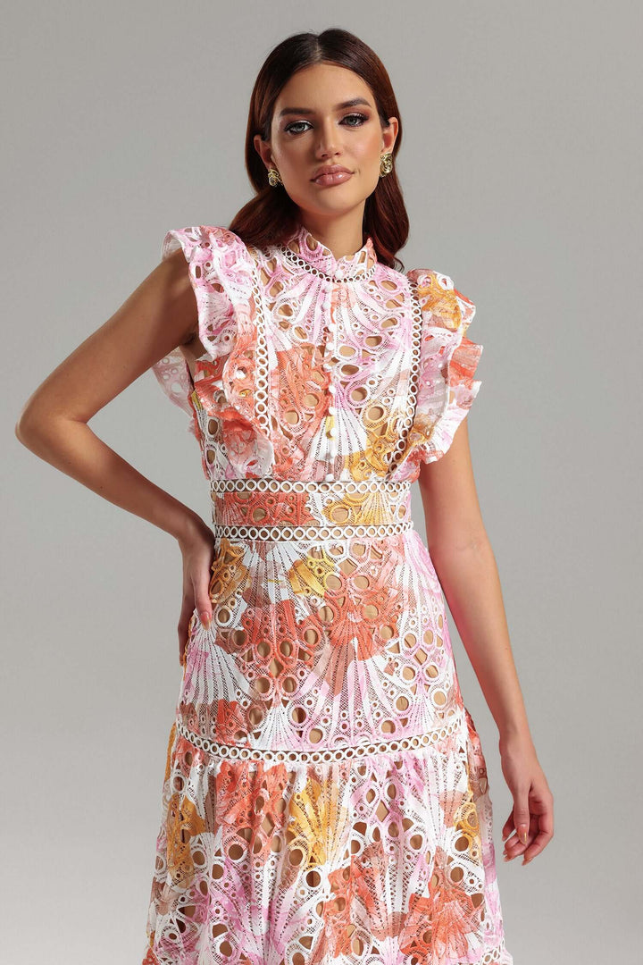 SELENA™ Hollow Maxi Dress – Elegant Sophistication with a Modern Twist