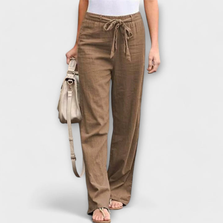 Loreen - Lightweight Linen Trousers