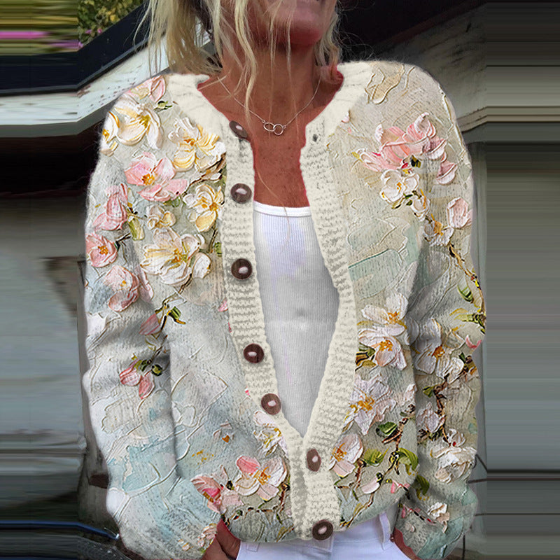 Shirley - Vintage Floral Cardigan