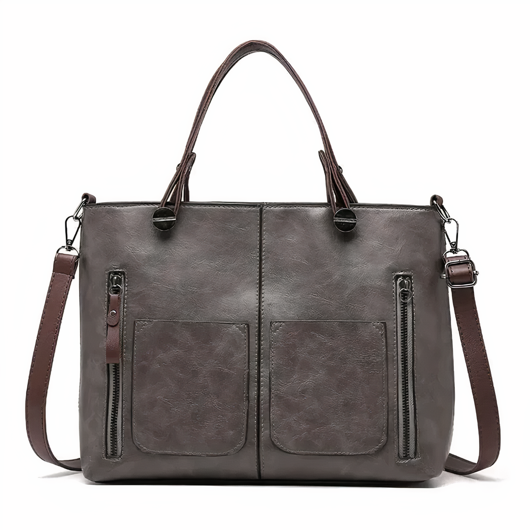 Lina™ - Vintage Leather Shoulder Bag