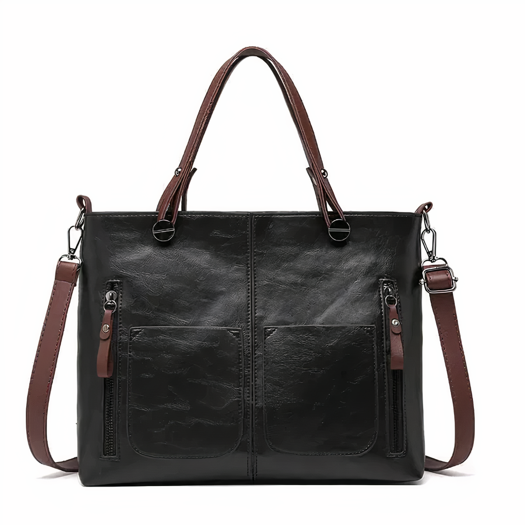 Lina™ - Vintage Leather Shoulder Bag
