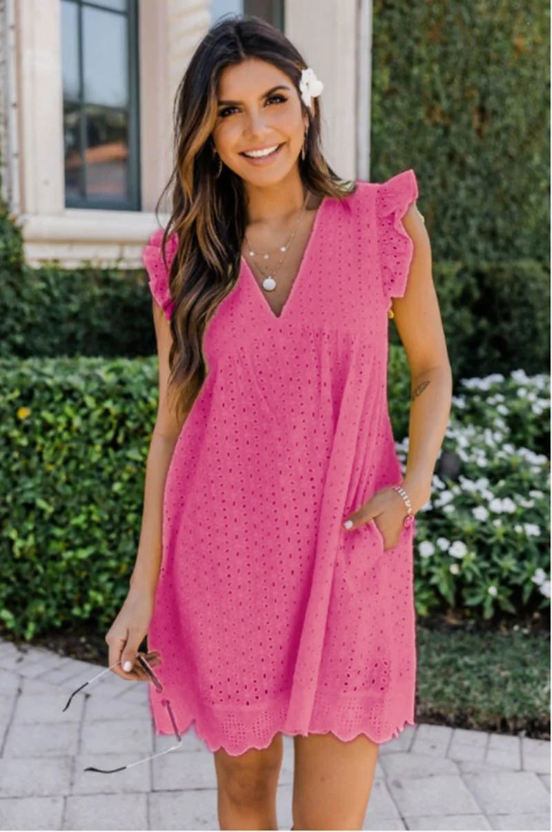 Hedy - Elegant V-Neck Dress (50% OFF!)