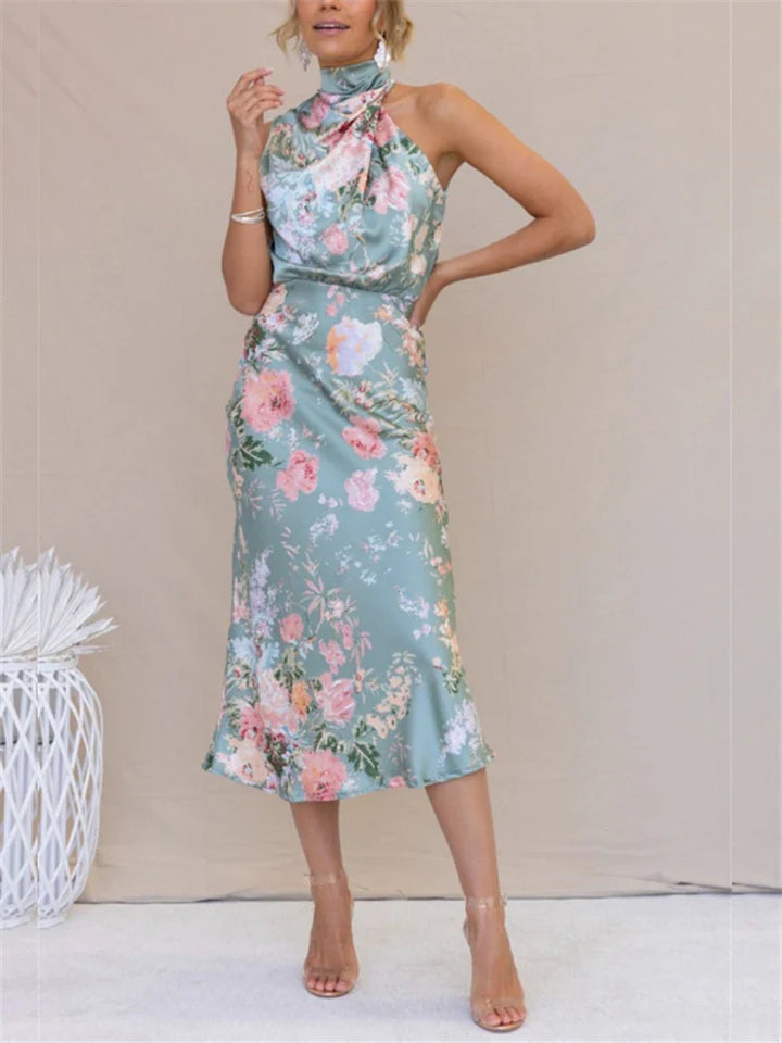 Sophia™ Satin Silk Bodycon Dress – Sleek Elegance for Any Special Occasion