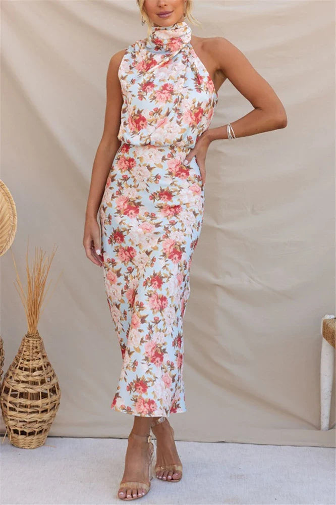 Sophia™ Satin Silk Bodycon Dress – Sleek Elegance for Any Special Occasion