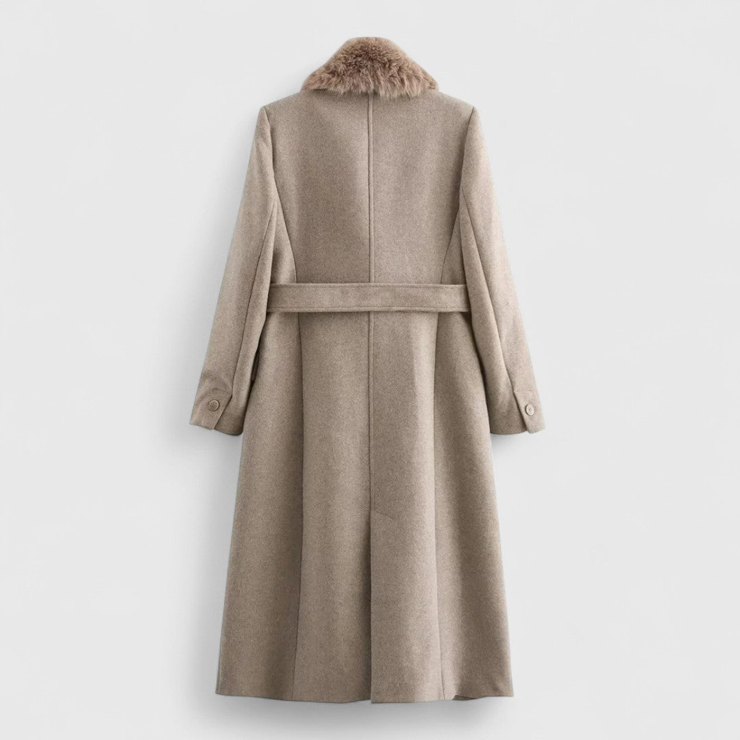 Evelyn – Belted Winter Coat