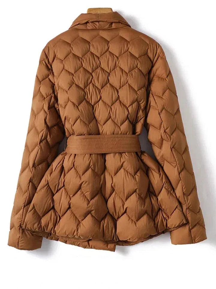 Freya™ Ultra-Warm Puffer Coat – Flattering, Lightweight & Winter-Ready