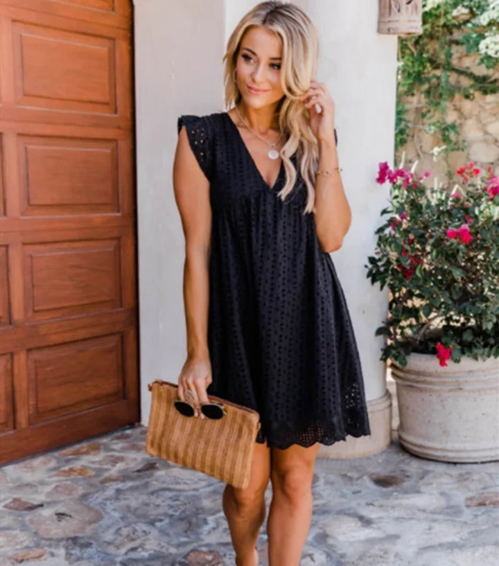 Hedy - Elegant V-Neck Dress (50% OFF!)