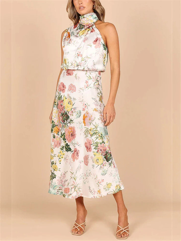 Sophia™ Satin Silk Bodycon Dress – Sleek Elegance for Any Special Occasion