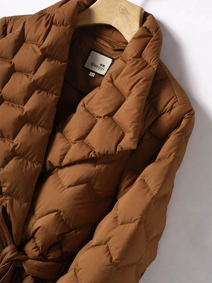 Freya™ Ultra-Warm Puffer Coat – Flattering, Lightweight & Winter-Ready