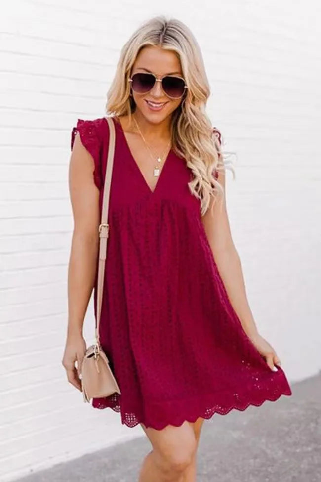 Hedy - Elegant V-Neck Dress (50% OFF!)