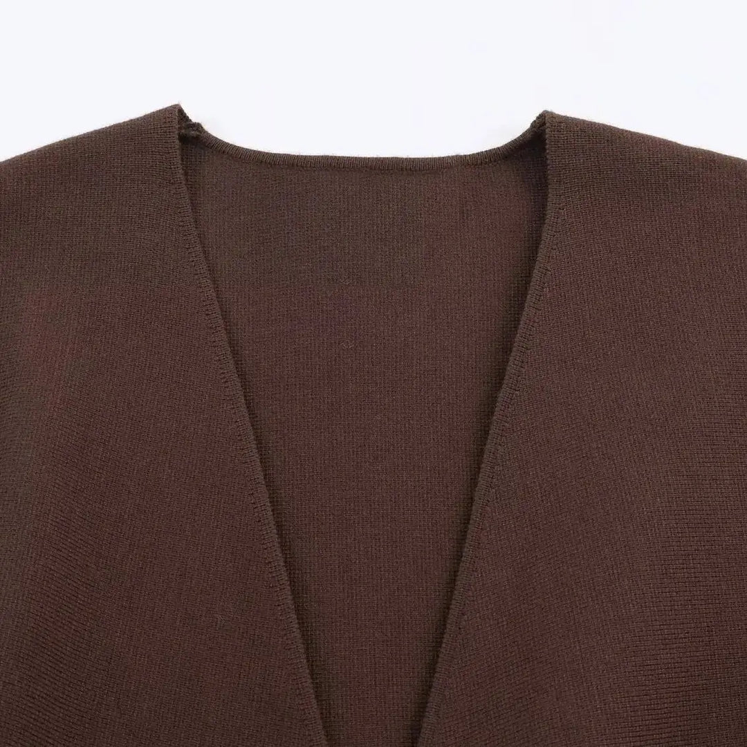 Clara | Bow-Tie Knitted Cardigan