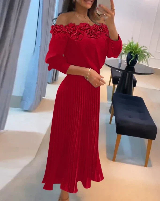 Aria | Stunning Off Shoulder Maxi Dress