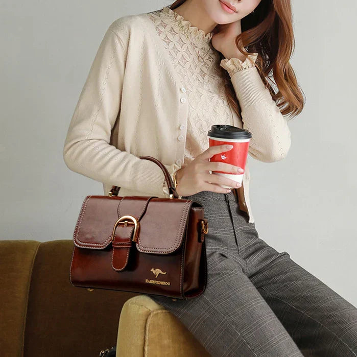 Sandra™ – Luxurious mini bag with a classic clasp