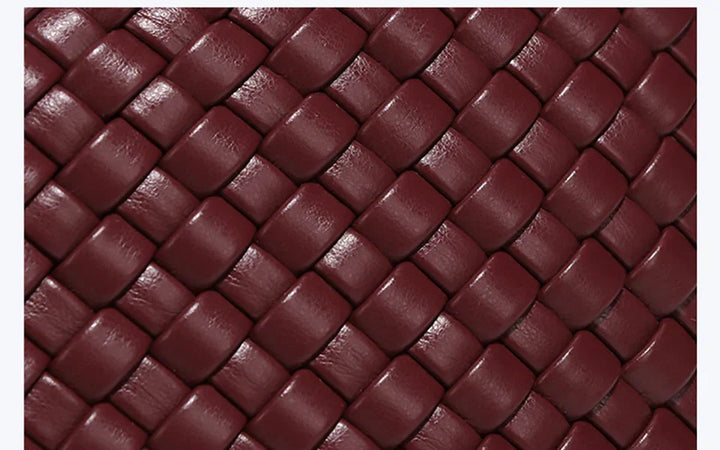 ASTRID™ | Elegant Leather Bag with Gold Accents