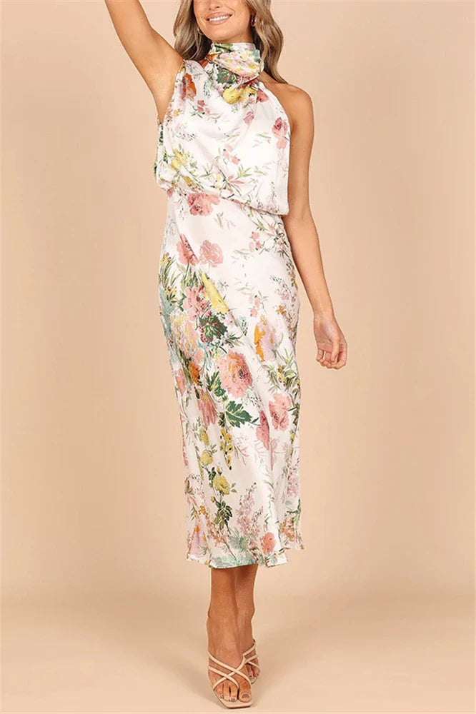 Sophia™ Satin Silk Bodycon Dress – Sleek Elegance for Any Special Occasion