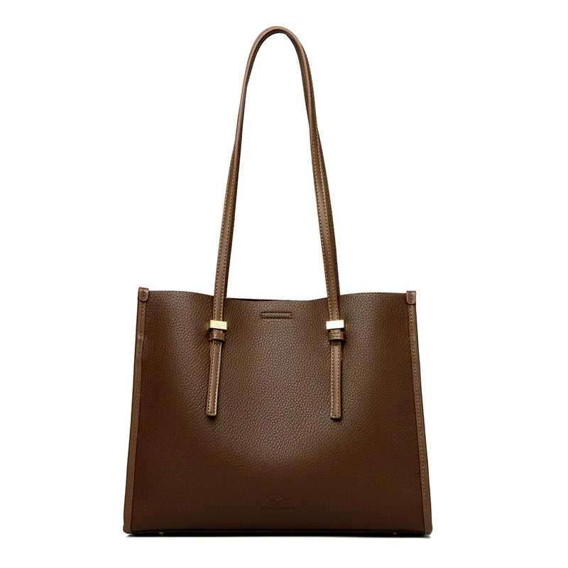 Elegant everyday bag with a leather look