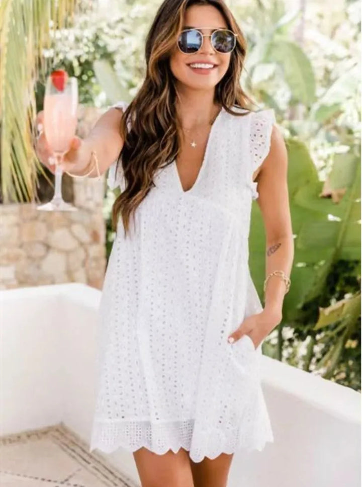 Hedy - Elegant V-Neck Dress (50% OFF!)