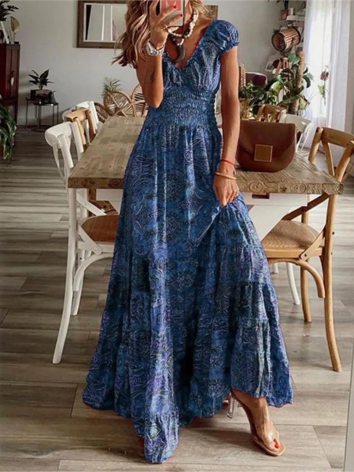 Kirsten - V-Neck Long Dress