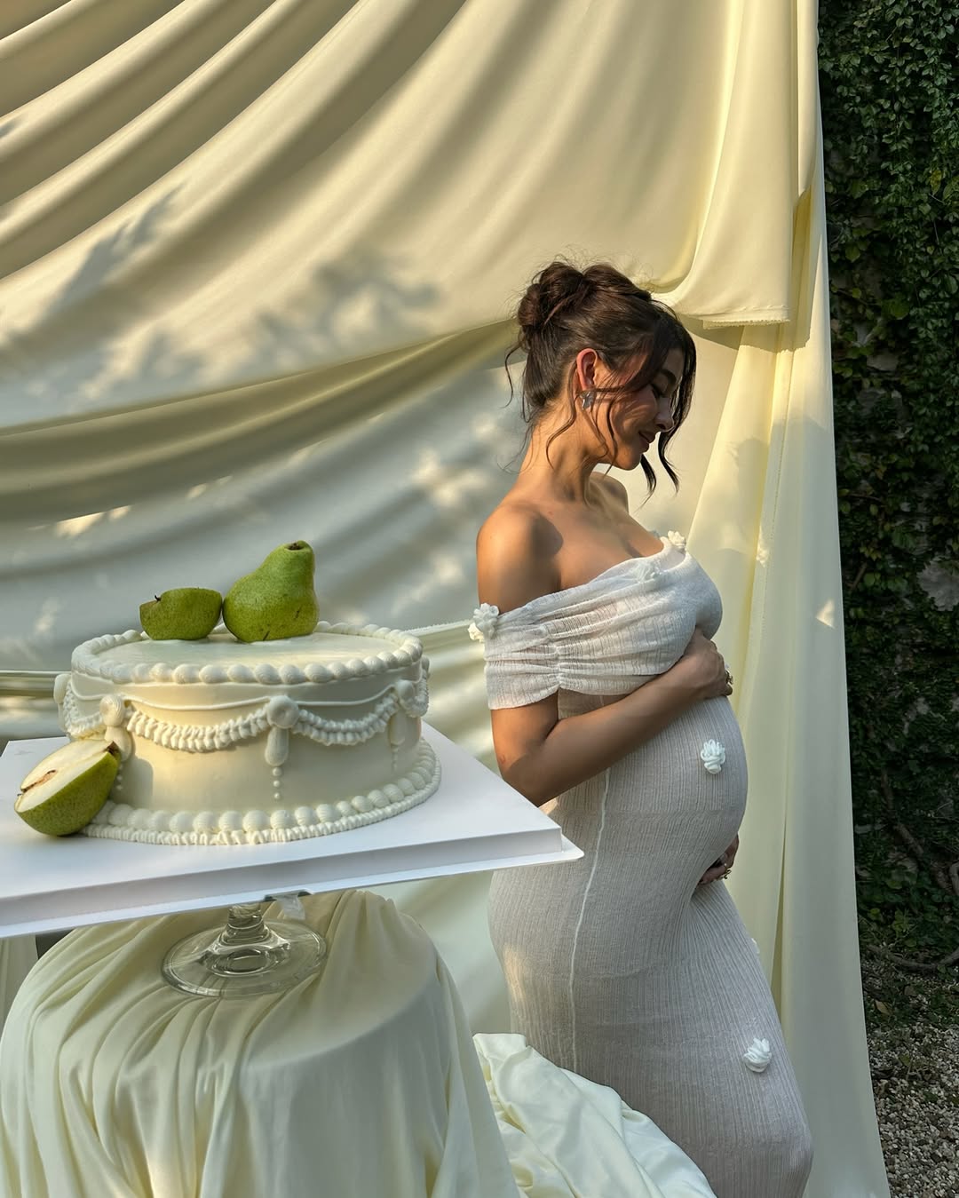 Vionnet | Petalwhisper Maternity Dress