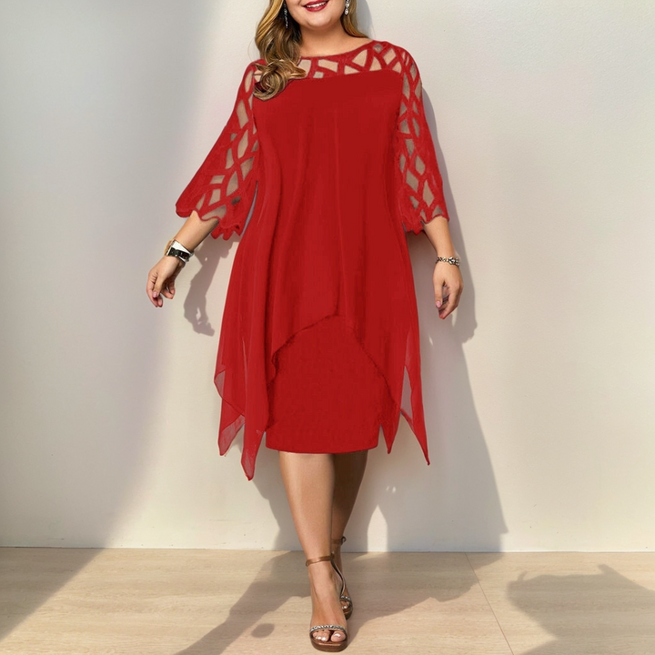 Harper™ Grace Midi Dress – Timeless Sophistication with All-Day Comfort (50% OFF!)