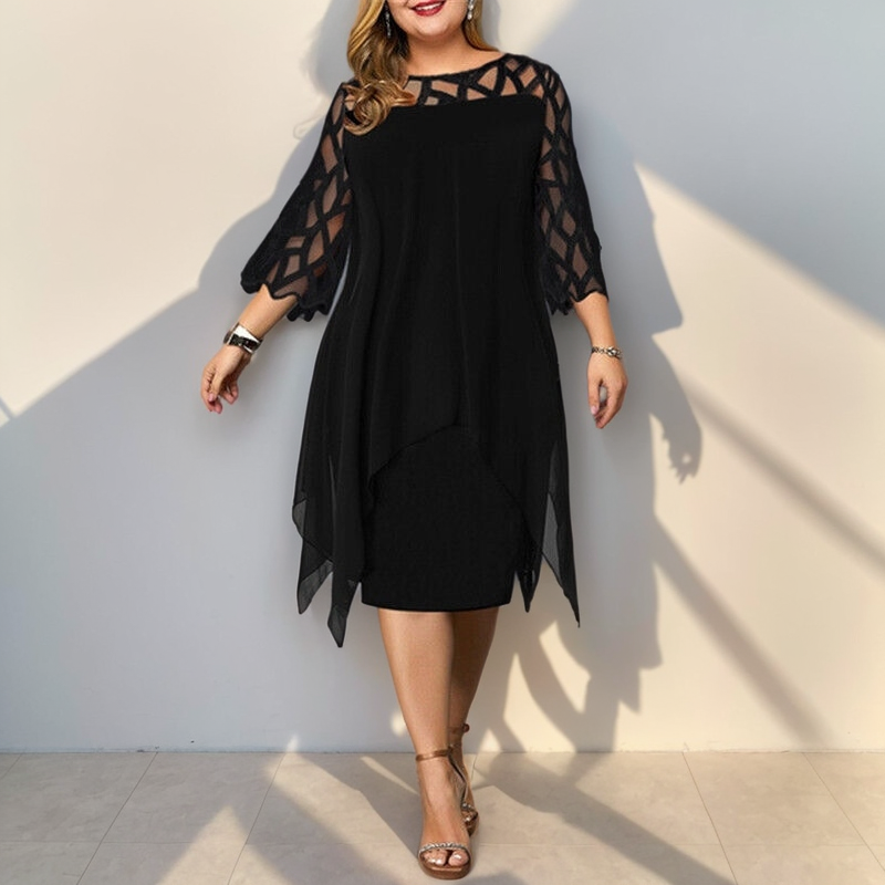 Harper™ Grace Midi Dress – Timeless Sophistication with All-Day Comfort (50% OFF!)