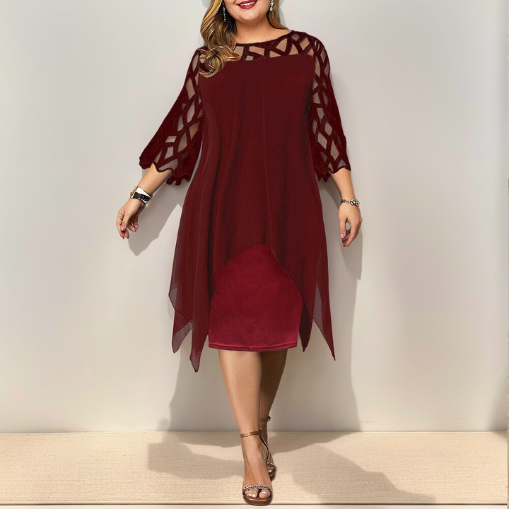 Harper™ Grace Midi Dress – Timeless Sophistication with All-Day Comfort (50% OFF!)