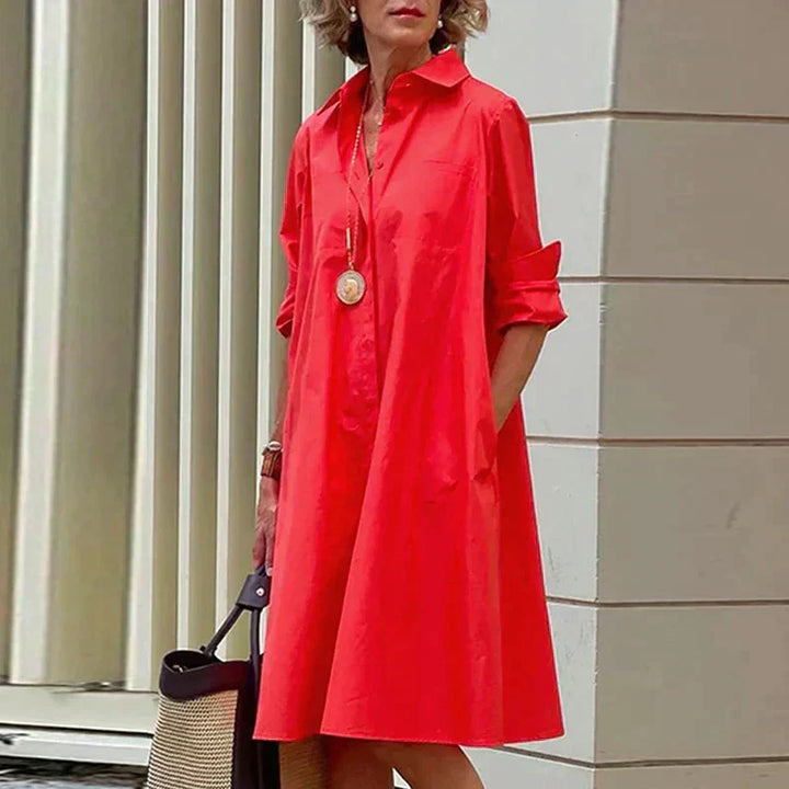 Donna - Elegant Shirt Dress