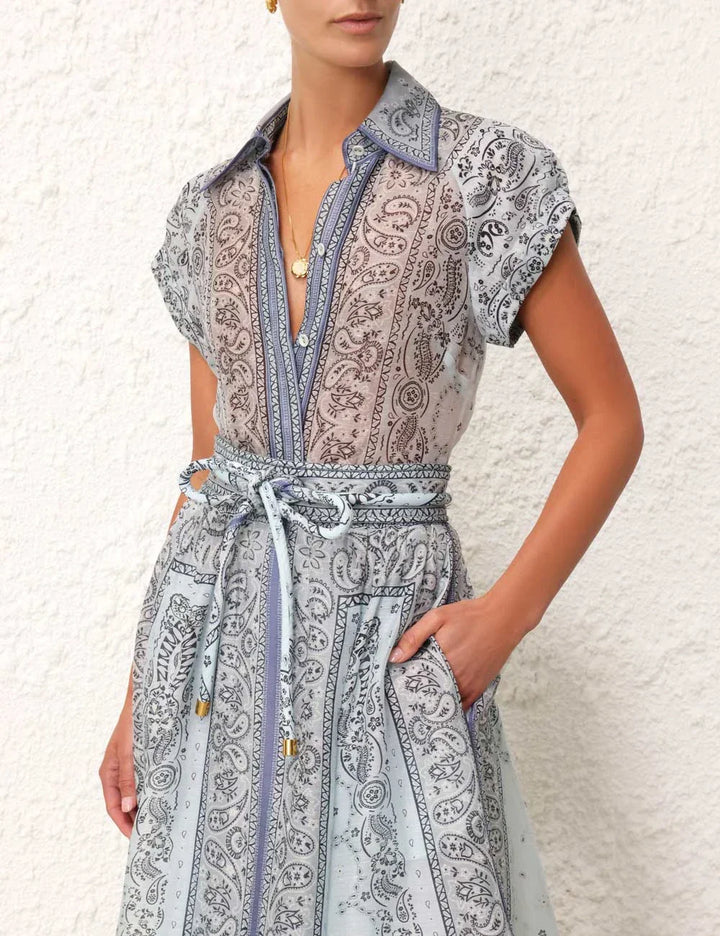 Lucia™ Two-Piece Summer Set – Blouse and Skirt for an Effortless Dress Look”