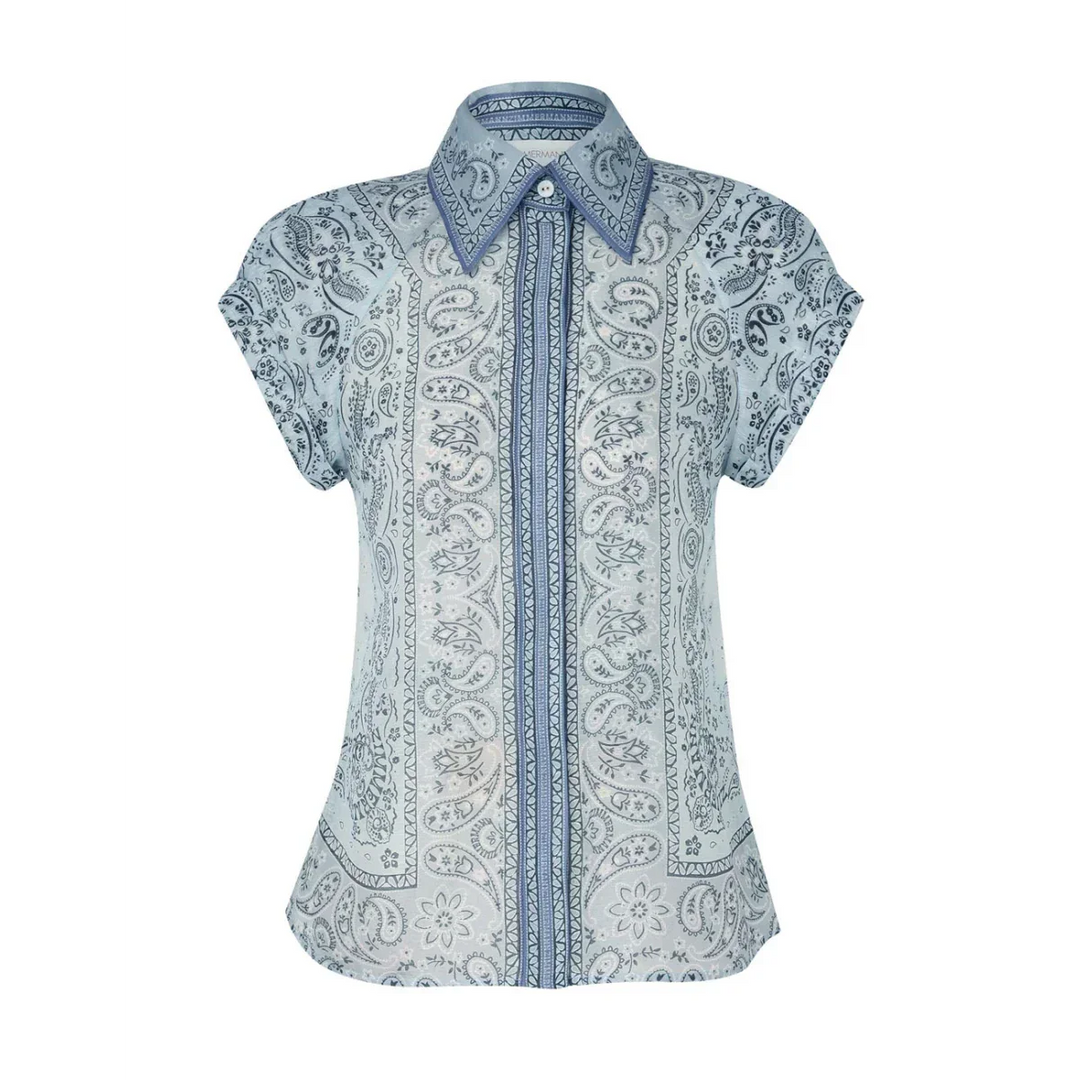 Lucia™ Two-Piece Summer Set – Blouse and Skirt for an Effortless Dress Look”