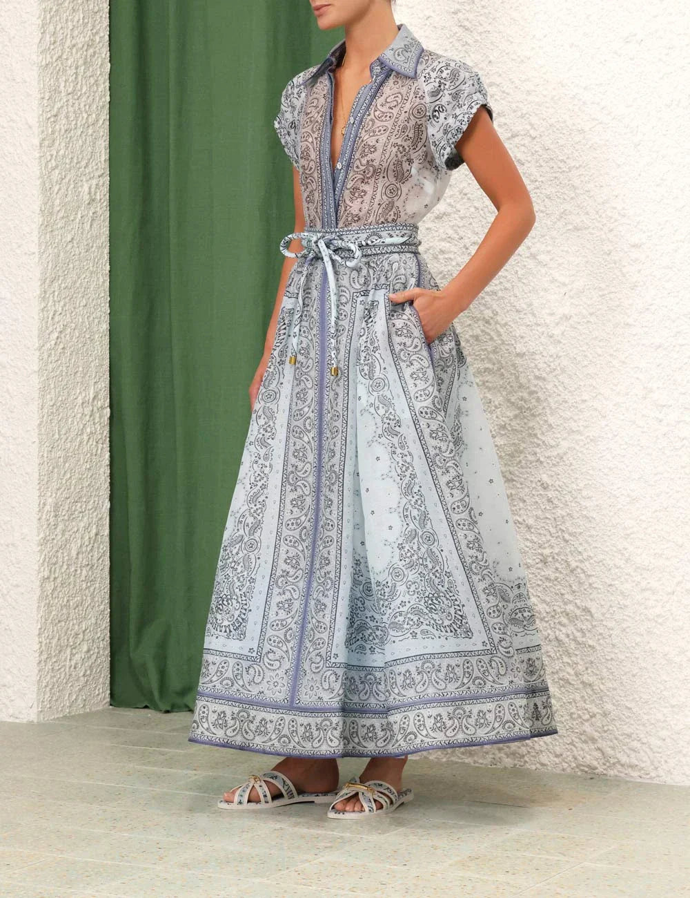 Lucia™ Two-Piece Summer Set – Blouse and Skirt for an Effortless Dress Look”