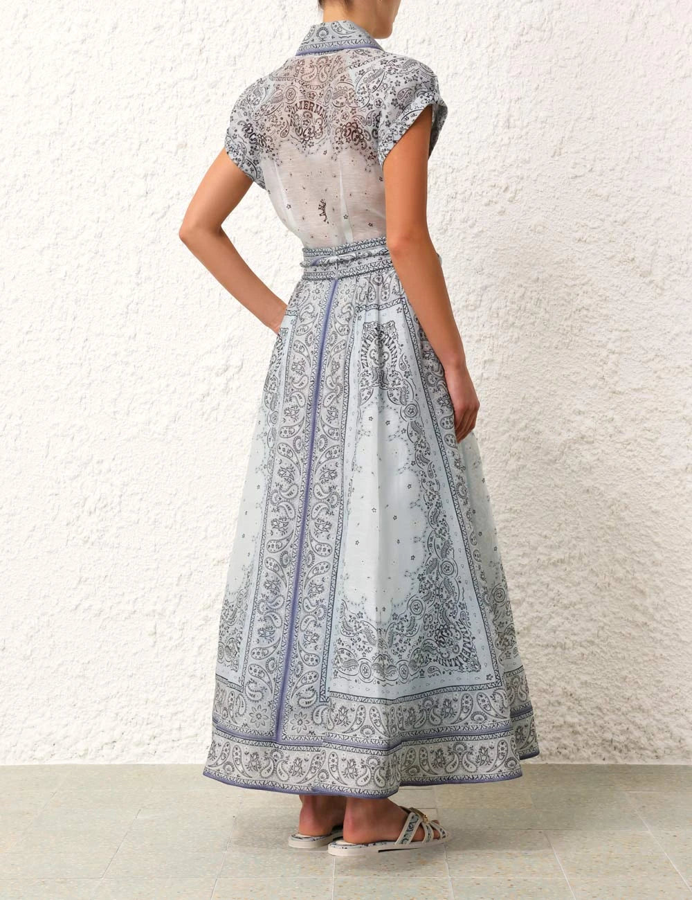 Lucia™ Two-Piece Summer Set – Blouse and Skirt for an Effortless Dress Look”