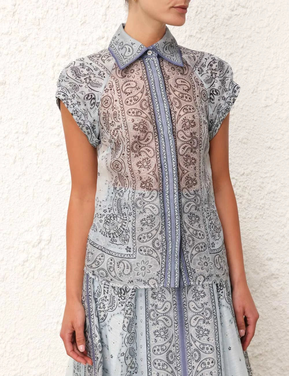 Lucia™ Two-Piece Summer Set – Blouse and Skirt for an Effortless Dress Look”
