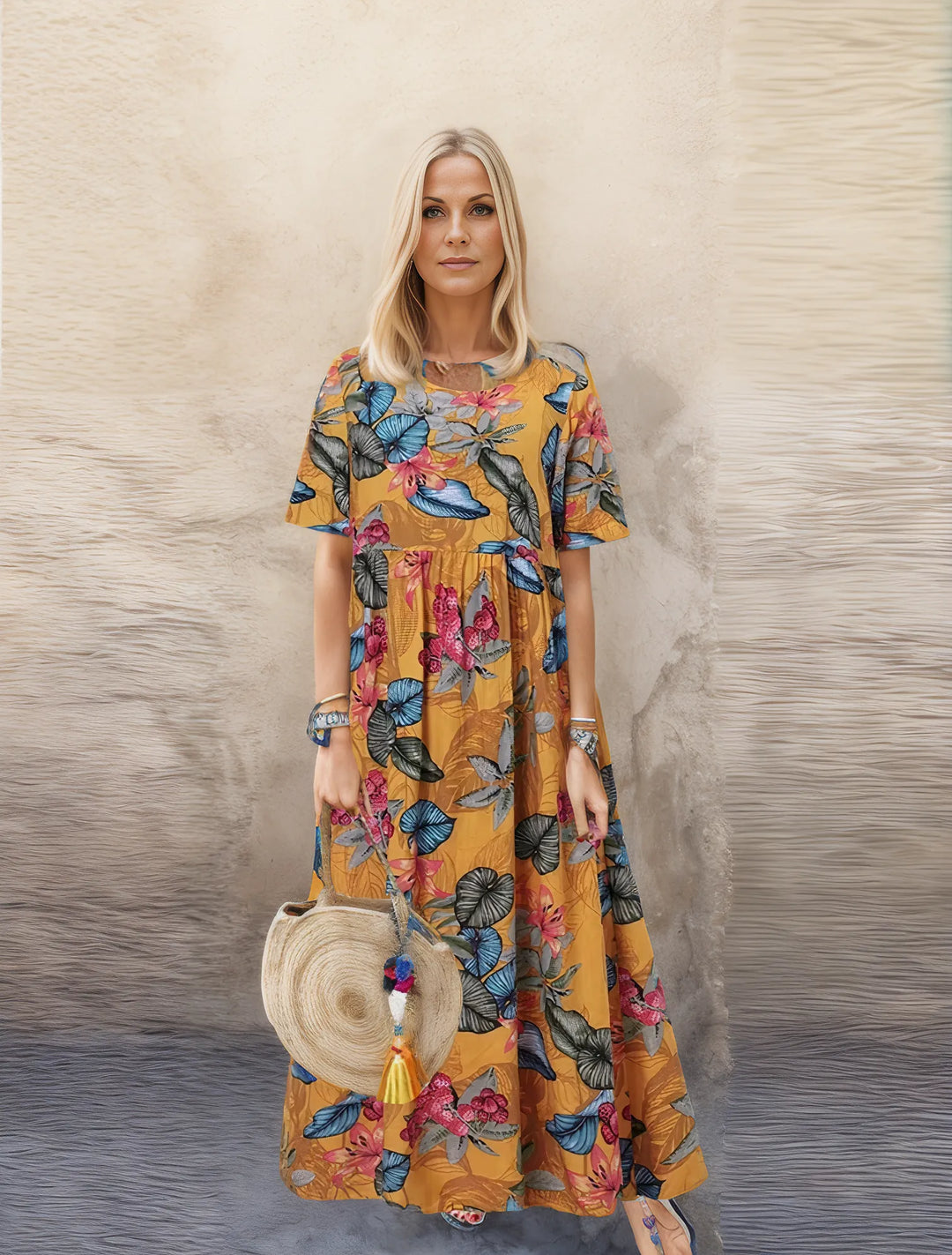 MAISAE™ Floral Dress – Effortless Elegance for Every Occasion