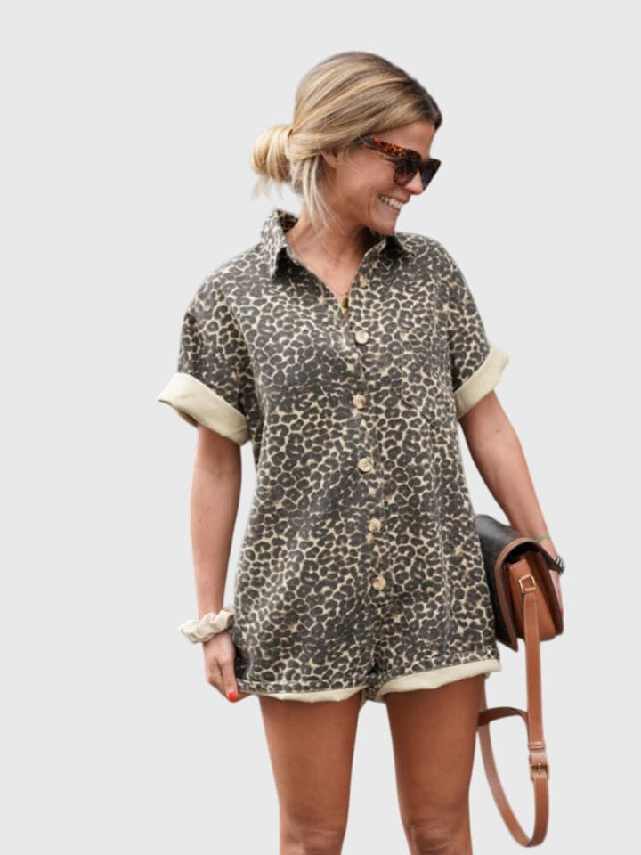 Clare - Leopard print dress