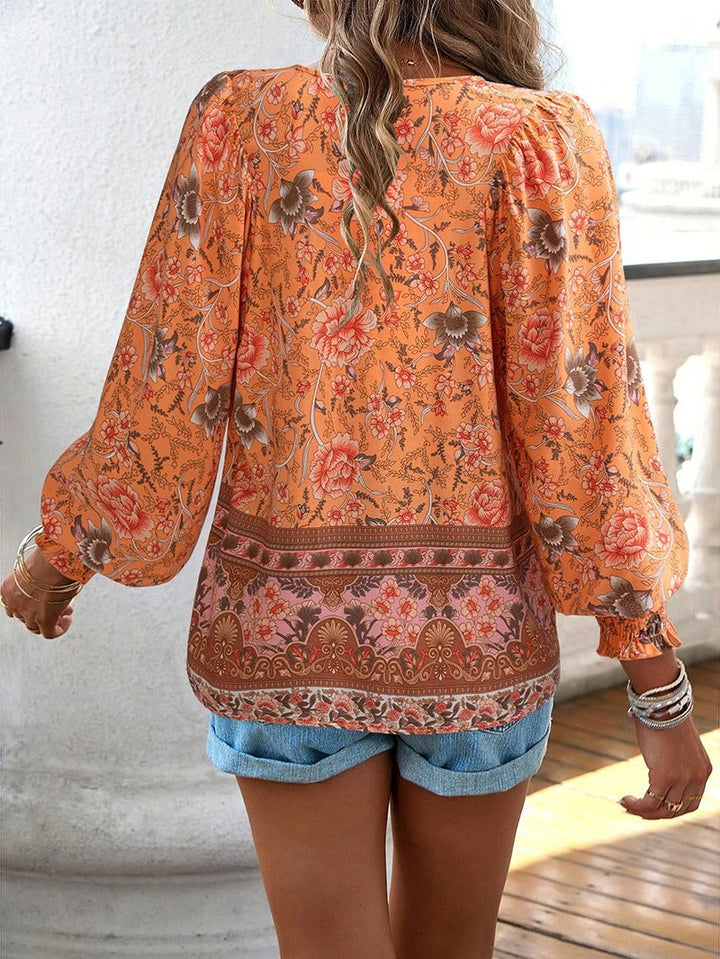 ADELINE™ Floral Blouse – Timeless Elegance and Everyday Comfort