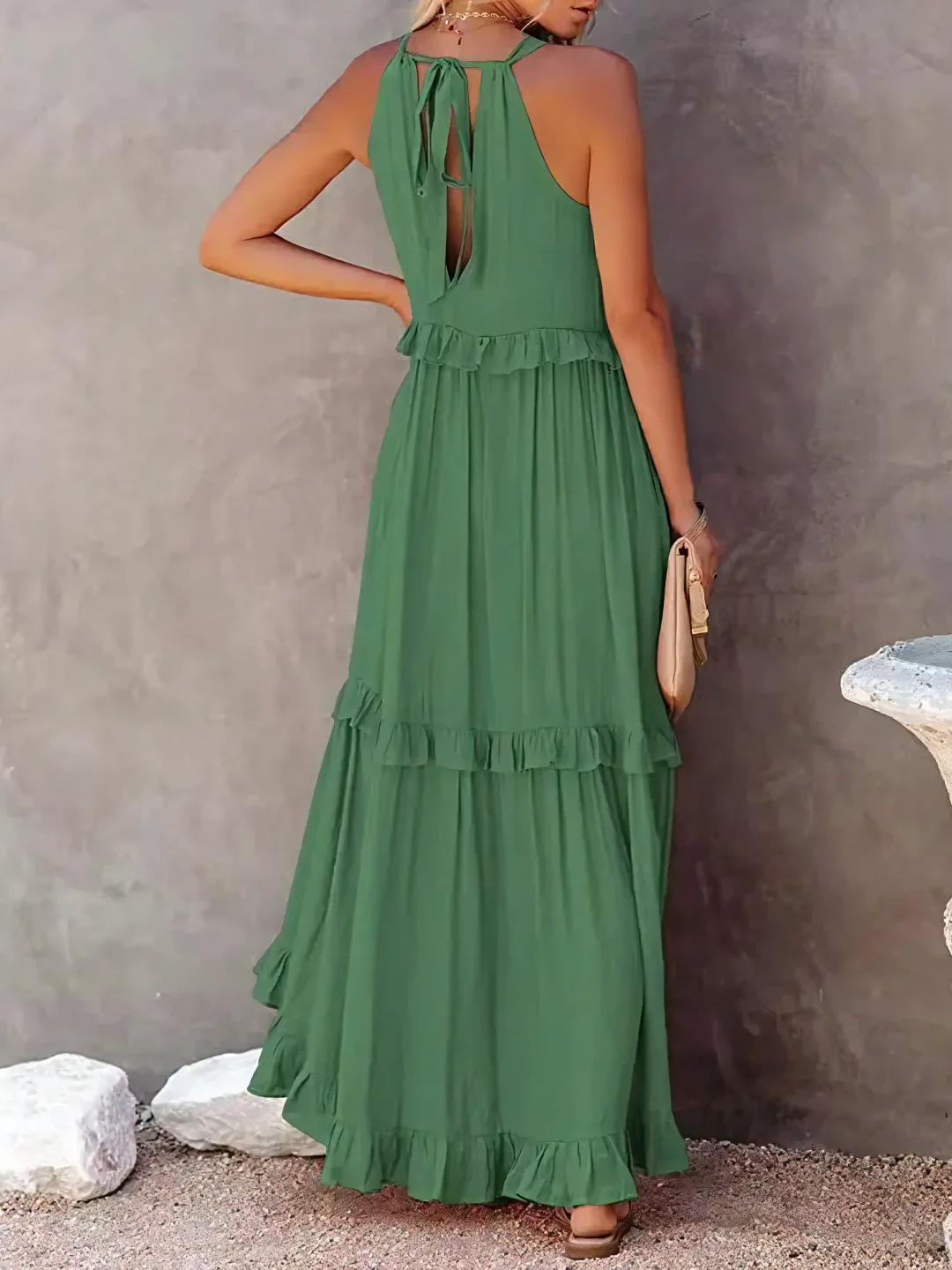 Elsie - Ruffle Maxi Dress