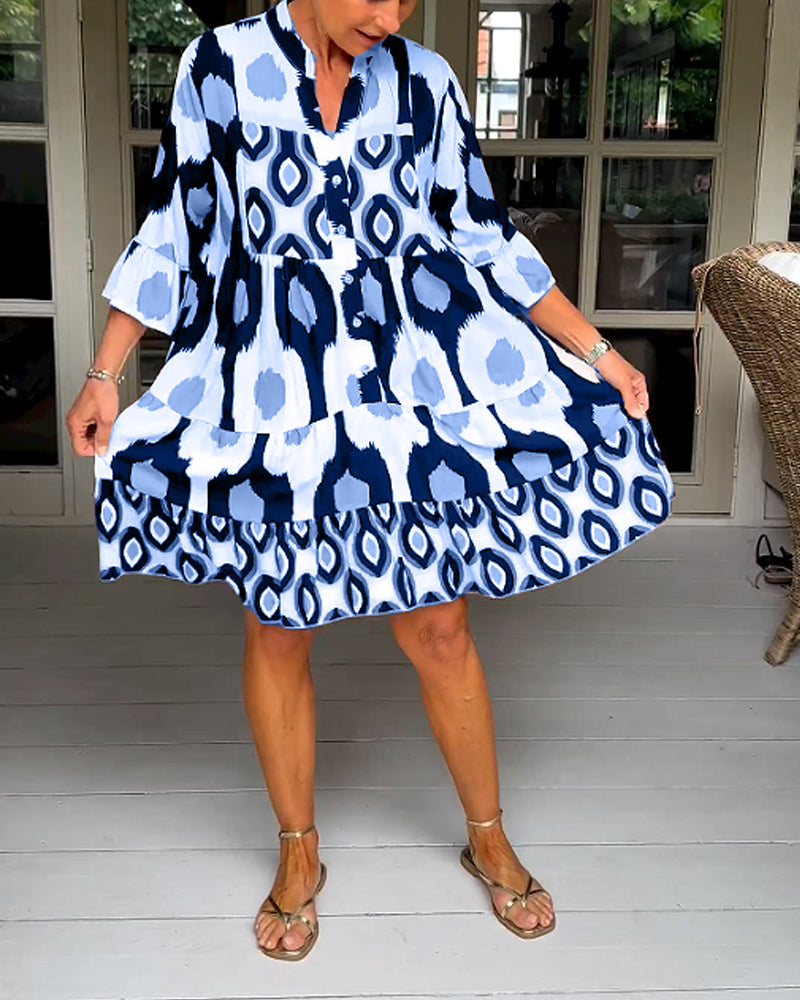 Laura™ Stylish Print Dress – Best-Seller Back for the Last Time (50% OFF!)