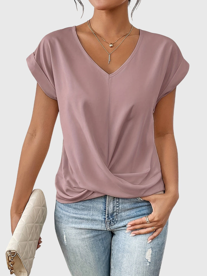 Blakely - Casual V-Neck Blouse