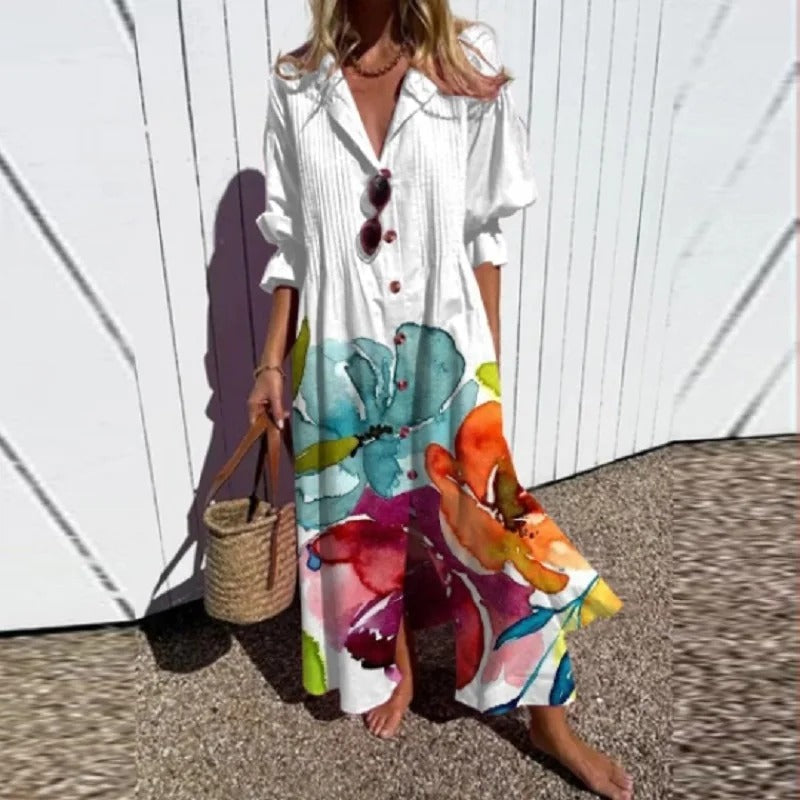 ANA™ Relaxed Boho Summer Dress – Lightweight Elegance for Every Occasion